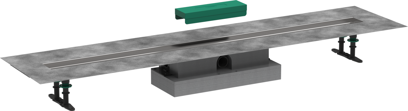 HansGrohe Ubox Universal Komple Set Düz Kurulum  -  1200 Duş Kanalı İçin - 56021180