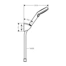 HansGrohe Vernis Blend Duş Askı Seti Vario, 160 Cm Duş Hortumu İle - 26273000