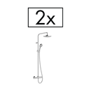 HansGrohe Vernis Blend Duş Kolonu 200 1Jet, Termostat İle Proje Paketi (2'Li) - 26285000