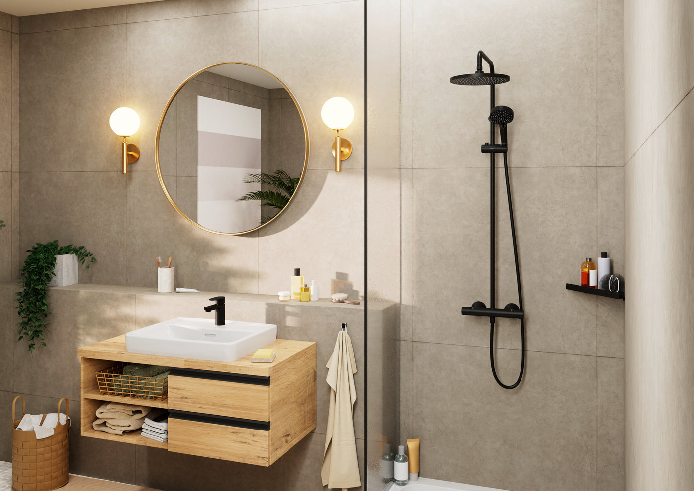 HansGrohe Vernis Blend Tek Kollu Lavabo Bataryası 100 Kumandasız - 71580670