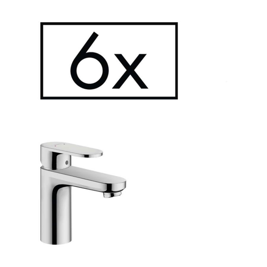 HansGrohe Vernis Blend Tek Kollu Lavabo Bataryası 70 Kumandalı, Proje Paketi (6'Lı) - 71587000