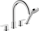 HansGrohe Vernis Shape 4 - Delikli Küvet Kenarı Banyo Bataryası - 71459000