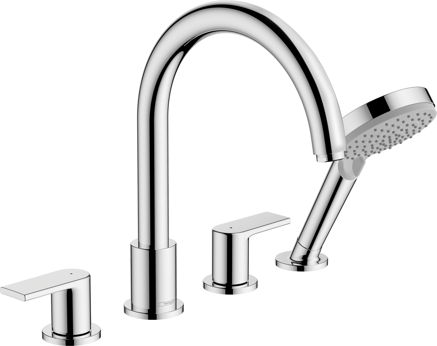 HansGrohe Vernis Shape 4 - Delikli Küvet Kenarı Banyo Bataryası - 71459000