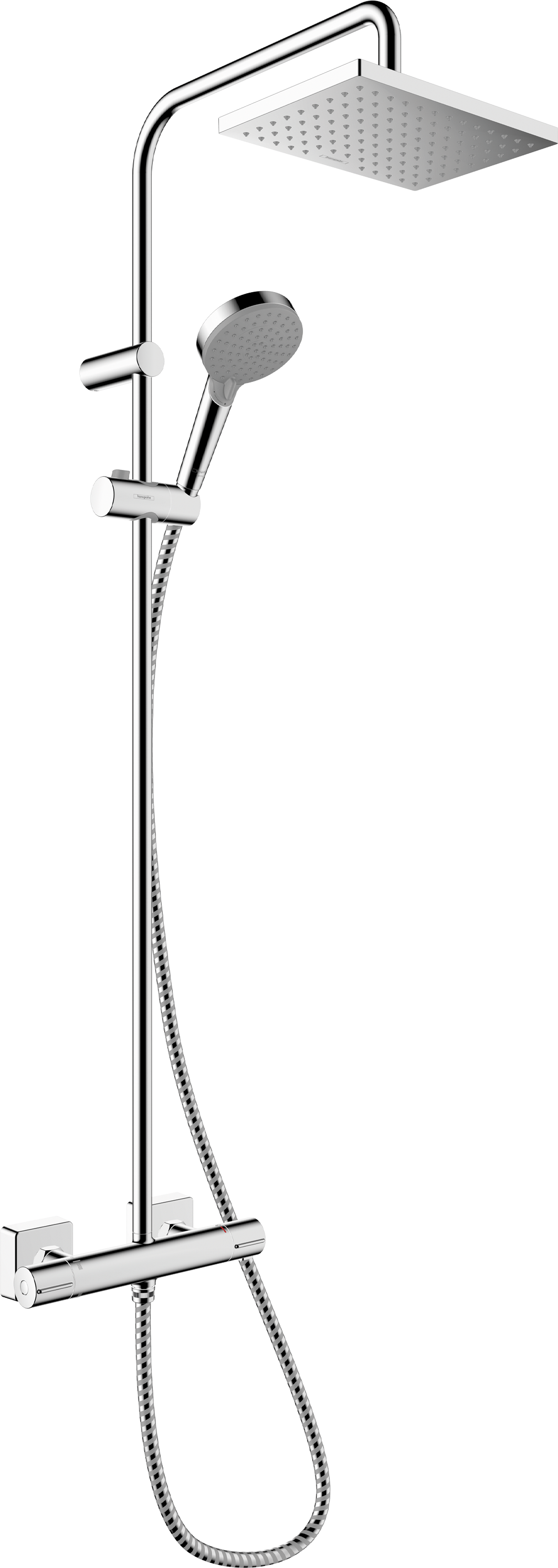HansGrohe Vernis Shape Duş Kolonu 230 1Jet, Ecosmart, Termostatı İle - 26097000