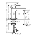 HansGrohe Vernis Shape Tek Kollu Lavabo Bataryası 100 Kumandalı, Proje Paketi (6'Lı) - 71597000