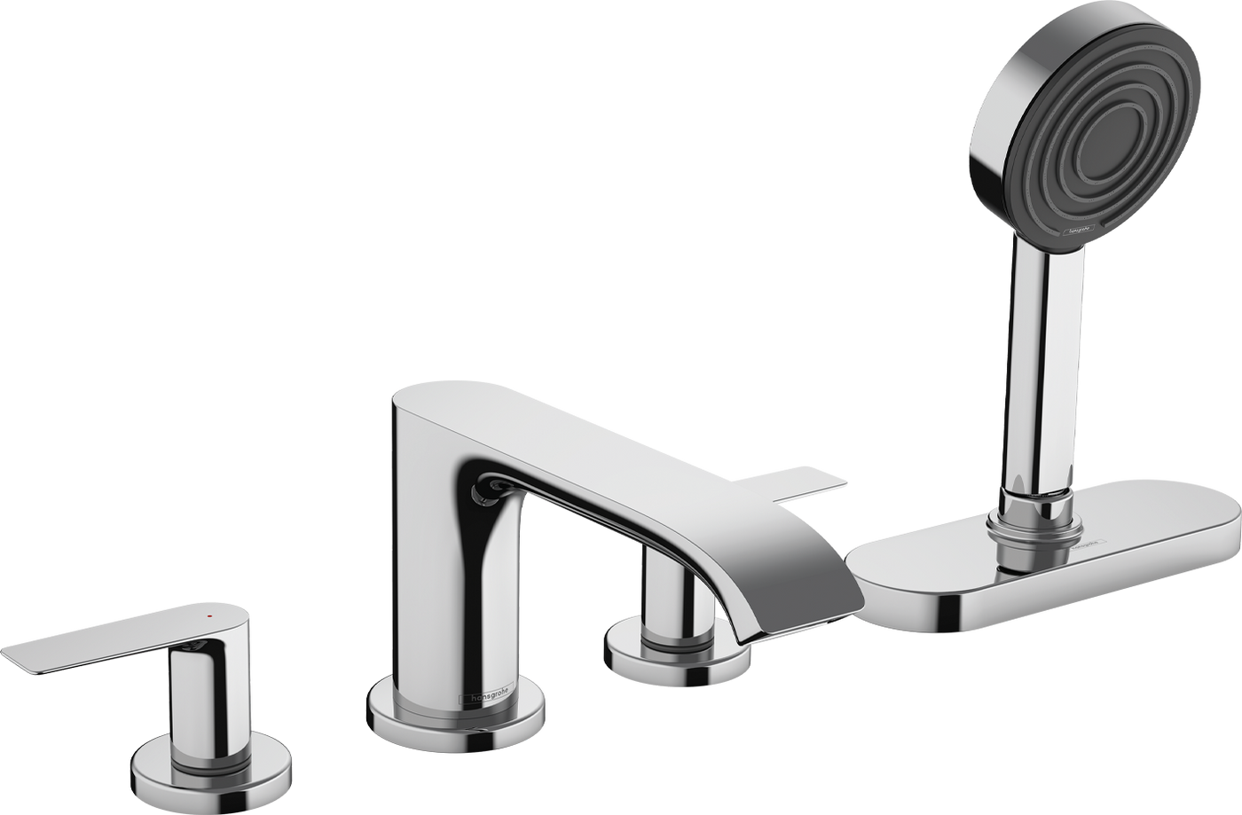 HansGrohe Vivenis 4 - Delikli Küvet Kenarı Banyo Bataryası Sbox İle - 75444000