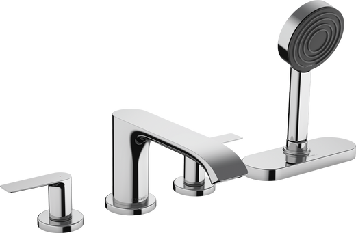 HansGrohe Vivenis 4 - Delikli Küvet Kenarı Banyo Bataryası Sbox İle - 75444000