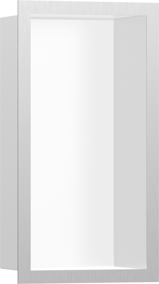HansGrohe Xtrastoris Individual Duvar Nişi Satin Beyaz Tasarım Çerçeveli 300/150/100 - 56096800