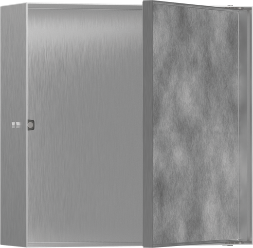 HansGrohe Xtrastoris Rock Duvar Nişi Seramik Kaplanabilir Kapak İle 300/300/100 - 56085800