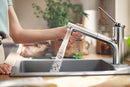 HansGrohe Zesis M33 Tek Kollu Eviye Bataryası, 150, Eco, Çekilebilir El Duşu, 2Jet - 74810000