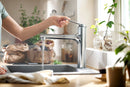 HansGrohe Zesis M33 Tek Kollu Eviye Bataryası, 160, Çekilebilir El Duşu,2Jet, Sbox Lite - 74804000