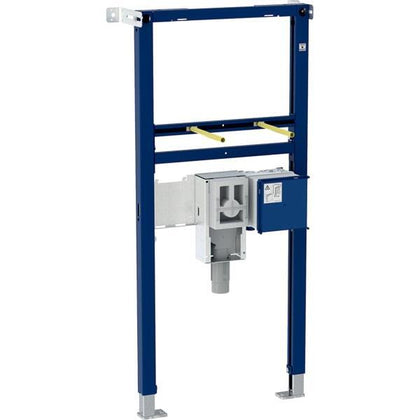 Lavabo için Geberit Duofix elemanı, 112 cm, sıva altı fonksiyon kutulu elektronik tezgah üstü batarya, gömme sifonlu