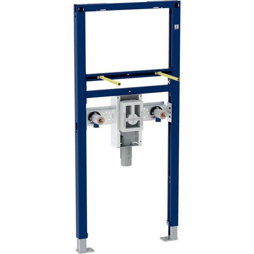 Lavabo için Geberit Duofix elemanı, 112 cm, tezgah üstü batarya, gömme sifonlu