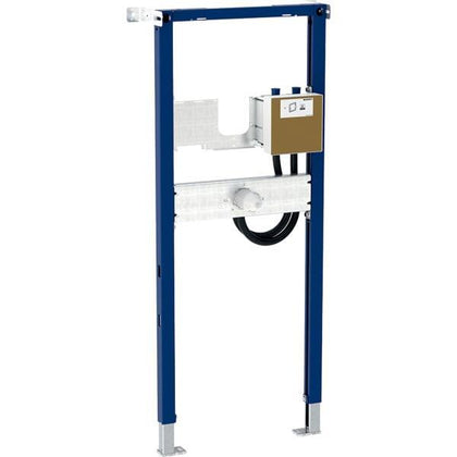 Lavabo için Geberit Duofix lavabo elemanı, 130 cm, sıva altı fonksiyon kutulu elektronik ankastre batarya, abdest için: B=50cm, H=130cm, T=7cm