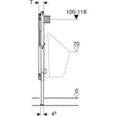 Pisuvar için Geberit Duofix elemanı, 112–130 cm, üniversal, jet yıkamalı için