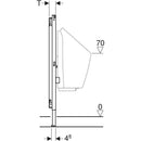 Pisuvar için Geberit Duofix elemanı, 112–130 cm, üniversal, sıva üstü su bağlantılı modeller için