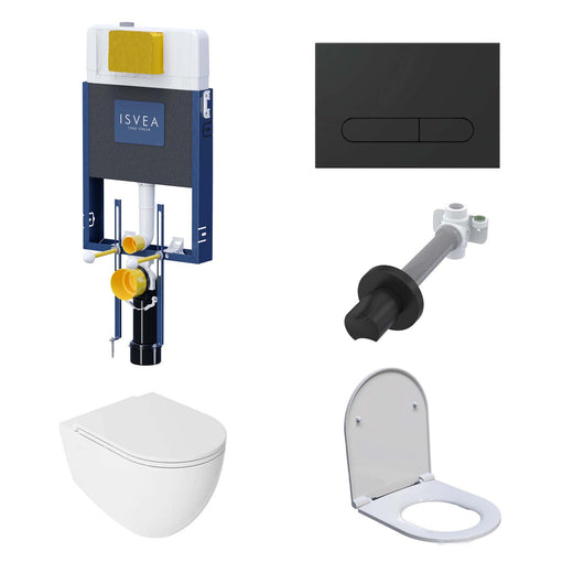 Isvea Infinity Clearim Plus Asma Klozet ve Gömme Rezervuar Seti