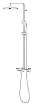 Tempesta System 250 Duvara monte termostatik bataryalı duş sistemi Krom-Beyaz - 26670001