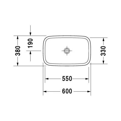 Duravit Durastyle Çanak Lavabo 60 Cm 0349600000 - 2