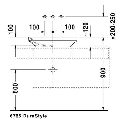 Duravit Durastyle Çanak Lavabo 60 Cm 0349600000 - 3