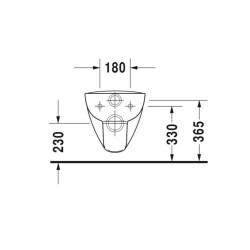 Duravit D-Code Rimless Asma Klozet 25703900752 - 4