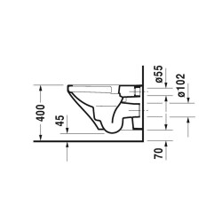 Duravit Durastyle Rimless Asma Klozet 2551390075 - 4