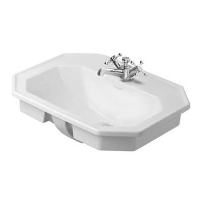 Duravit 1930 Seri Lavabo Üstten Geçme 58 Cm Üç Delikli 0476580030 - 1