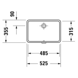 Duravit Vero Tezgah Altı Lavabo 49 Cm 0330480000 - 2