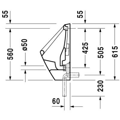 Duravit Utronic Pisuvar 0830360000 - 2