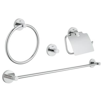 Grohe Essentials 4'Ü Bir Arada Banyo Aksesuar Seti - 40776001 - 1