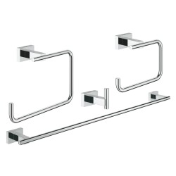 Grohe Essentials Cube 4'Ü Bir Arada Banyo Aksesuar Seti - 40778001 - 1