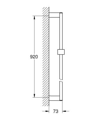 Grohe Euphoria Cube Duş Sürgüsü, 900 Mm - 27841000 - 2