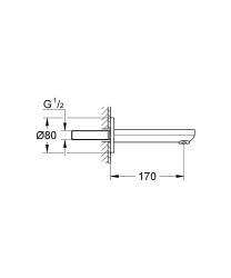 Grohe Eurocosmo Çıkış Ucu - 13261000 - 2