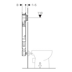 Geberit Sigma Gömme Rezervuar Helataşı Uyumlu 8 cm 109.791.00.1 - 3