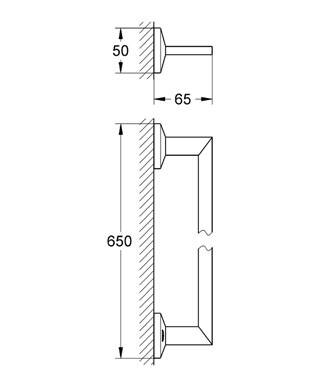 Grohe Allure Brilliant Uzun Havluluk - 40497000 - 2