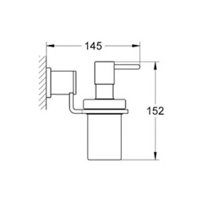 Grohe Allure Sıvı Sabunluk - 40363000 - 2