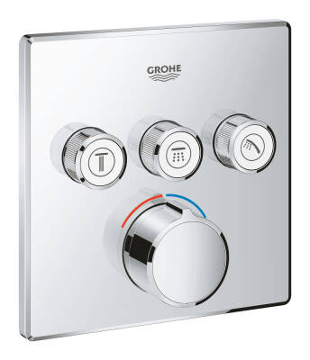 Grohe Smartcontrol 3 Valfli Akış Kontrollü Ankastre Duş Bataryası - 29149000 - 2