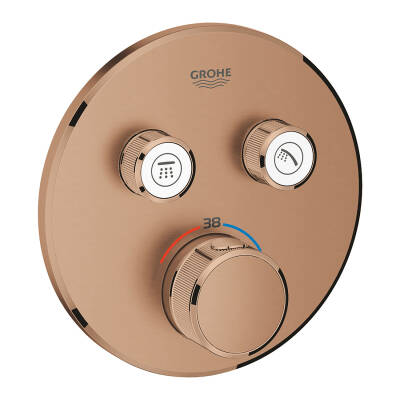 Grohe Grohtherm Smartcontrol Çift Valfli Akış Kontrollü, Ankastre Termostatik Duş Bataryası - 29119DL0 - 1