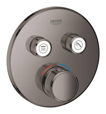 Grohe Grohtherm Smartcontrol Çift Valfli Akış Kontrollü, Ankastre Termostatik Duş Bataryası - 29119A00 - 2