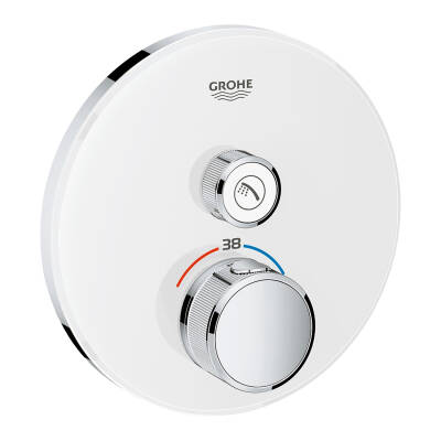 Grohe Grohtherm Smartcontrol Tek Valfli Akış Kontrollü, Ankastre Termostatik Duş Bataryası - 29150LS0 - 1