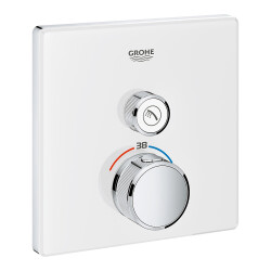 Grohe Grohtherm Smartcontrol Tek Valfli Akış Kontrollü, Ankastre Termostatik Duş Bataryası - 29153LS0 - 1