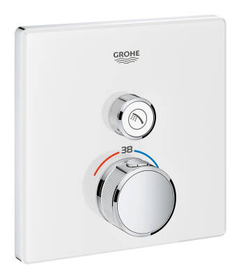 Grohe Grohtherm Smartcontrol Tek Valfli Akış Kontrollü, Ankastre Termostatik Duş Bataryası - 29153LS0 - 2