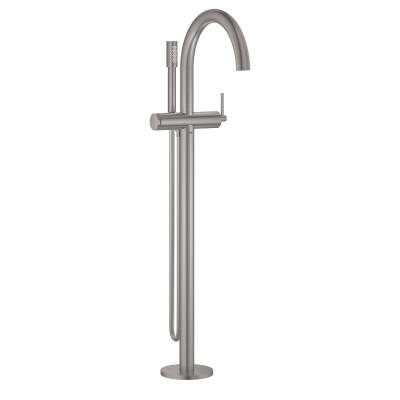 Grohe Ayaklı Yerden Küvet Bataryası Atrio Super Steel - 32653DC3 - 1