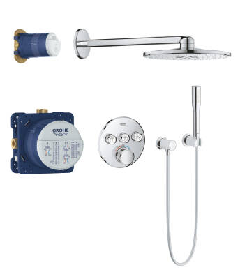 Grohe Grohtherm Smartcontrol Rainshower Smartactive 310 Duş Seti - 34705000 - 2