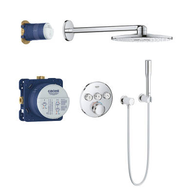 Grohe Grohtherm Smartcontrol Rainshower Smartactive 310 Duş Seti - 34705000 - 1