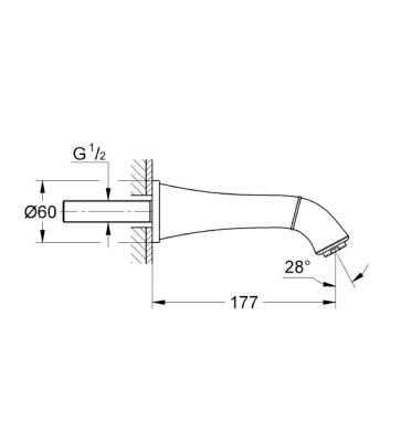 Grohe Grandera Çıkış Ucu - 13341000 - 2