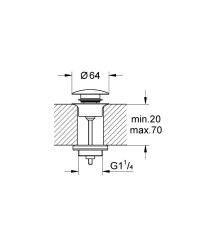 Grohe Bas - Aç Gider Seti - 65807LS0 - 2