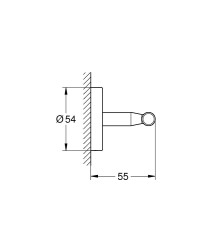 Grohe Baucosmopolitan Havlu/Bornoz Askılığı - 40461001 - 2