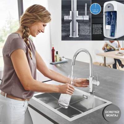 Grohe Grohe Blue Home C-Çıkış Uçlu Başlangıç Kiti - 31545001 - 2