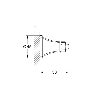 Grohe Grandera Havlu/Bornoz Askılığı - 40631000 - 2